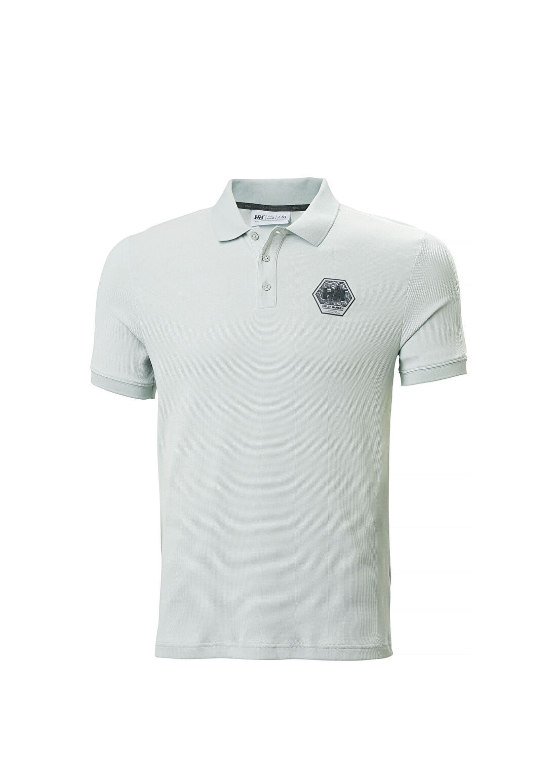 Helly Hansen HP Race Grey Frop Polo Yaka Kısa Kollu Erkek Spor T-shirt