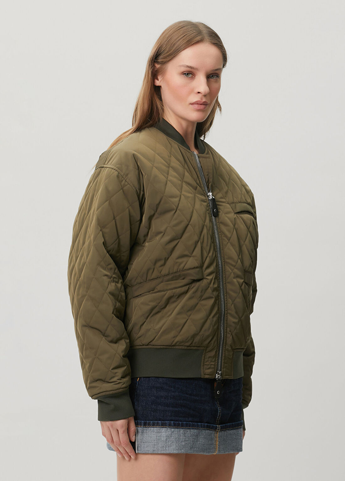 Dsquared2 Haki Kapitone Ceket