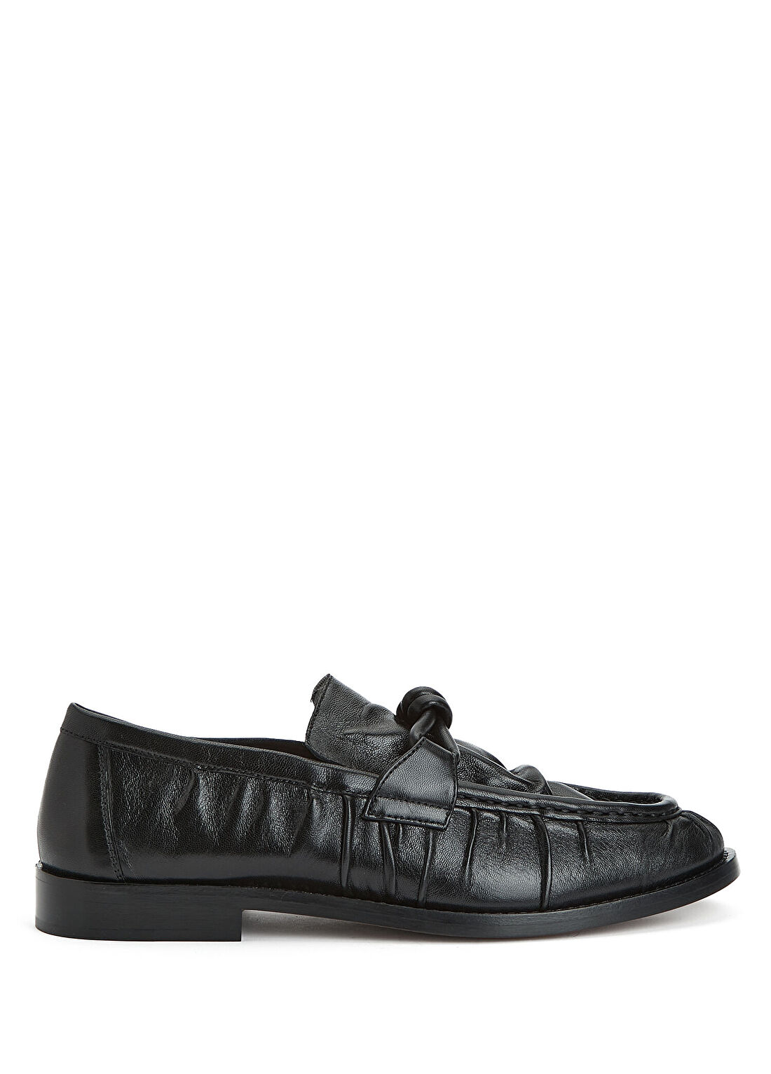 Bottega Veneta Astaire Siyah Kadın Deri Loafer