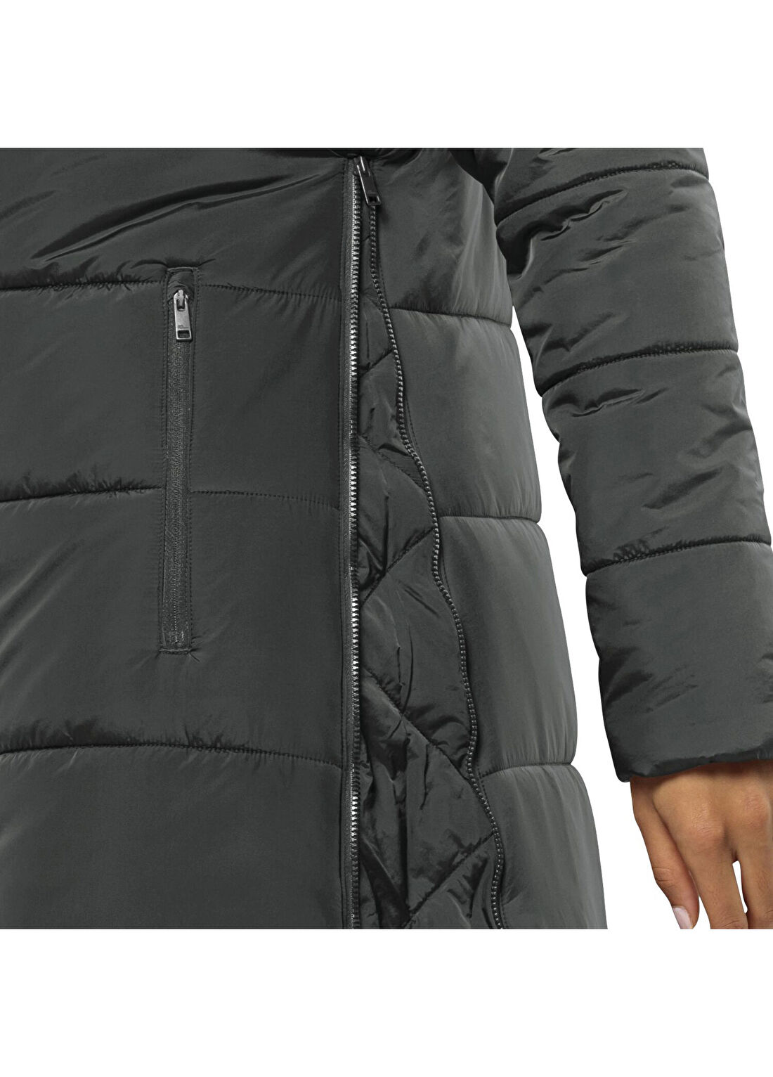 Jack Wolfskin Eisbach Coat Kadın Outdoor Montu görsel 4