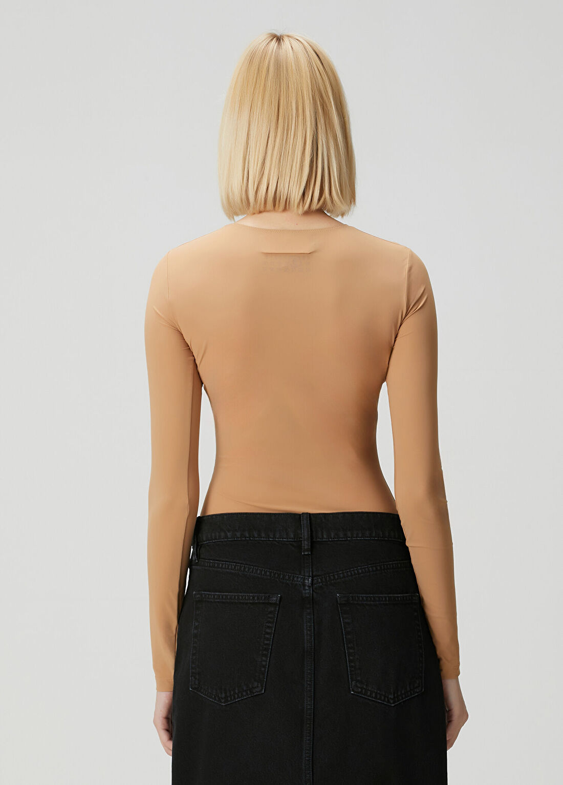 MM6 Maison Margiela Bej Body görsel 4