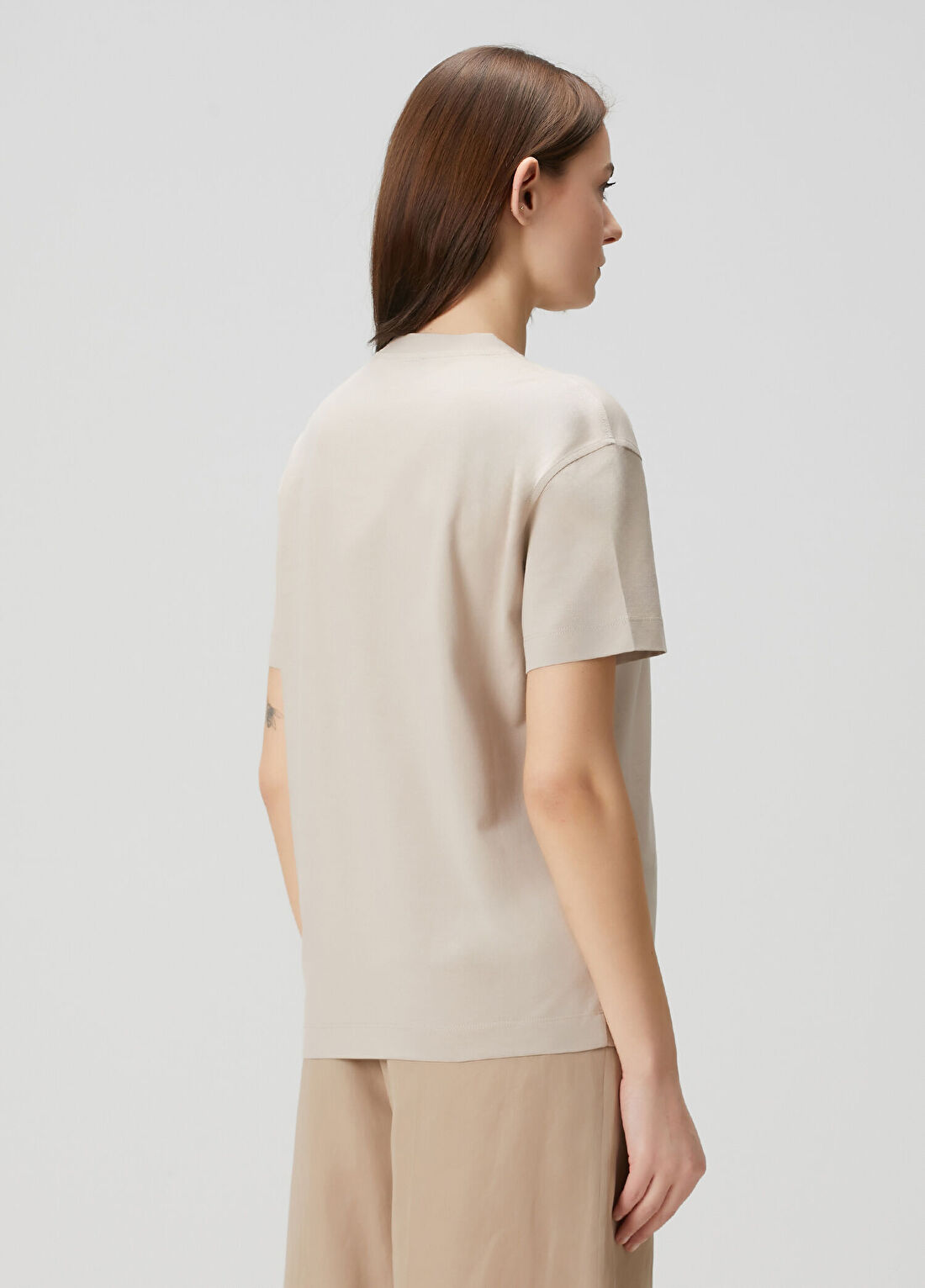 Brunello Cucinelli Bej T-shirt görsel 4