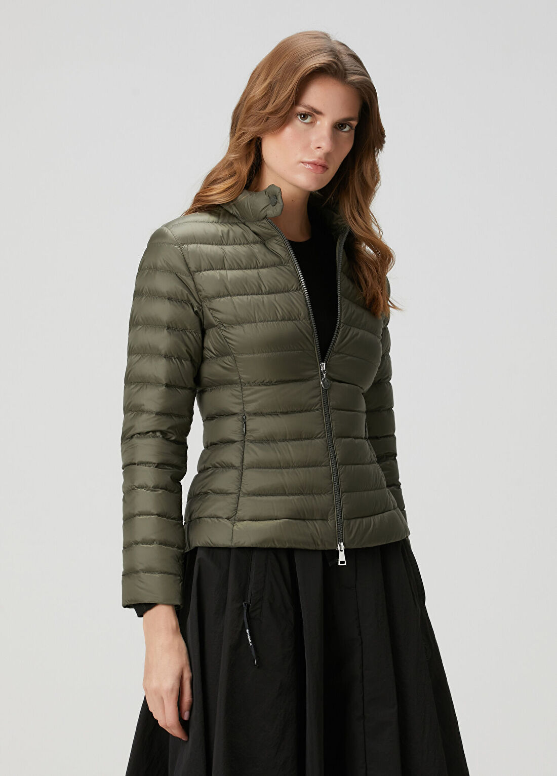 Moncler Igelle Haki Puff Mont görsel 3