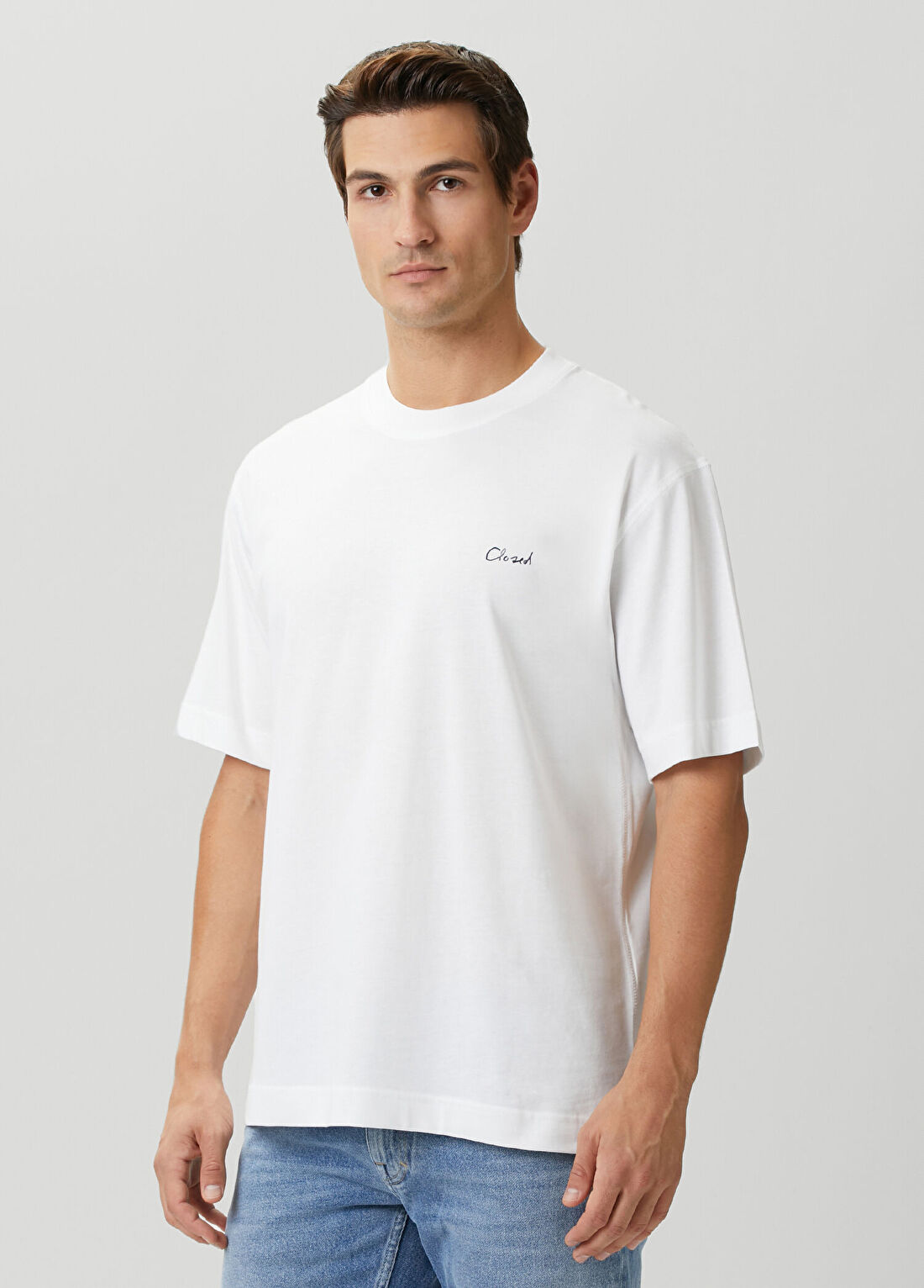Closed Beyaz Baskılı T-shirt görsel 3