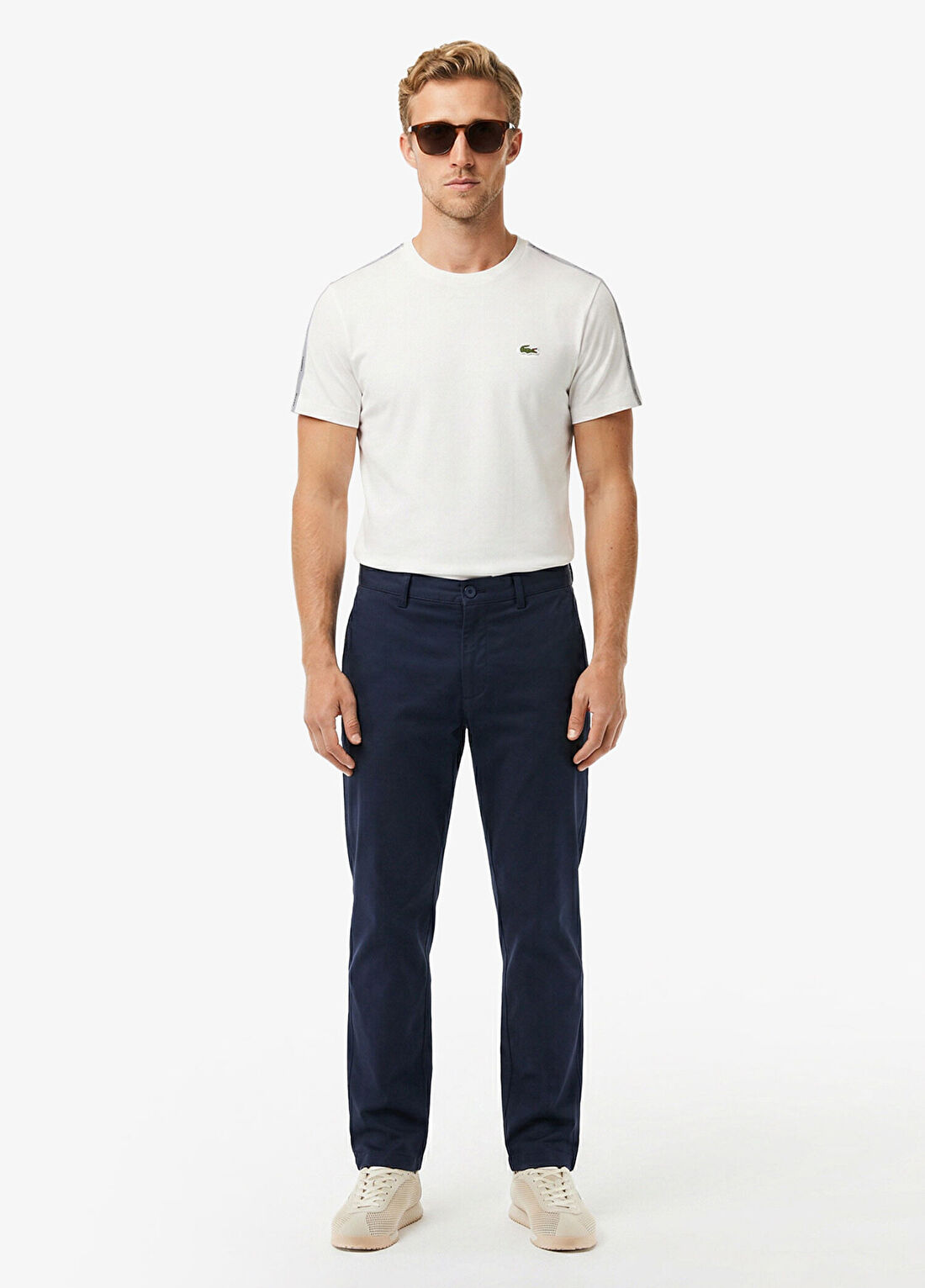 Lacoste Lacivert Slim Fit Erkek Chino Pantolon
