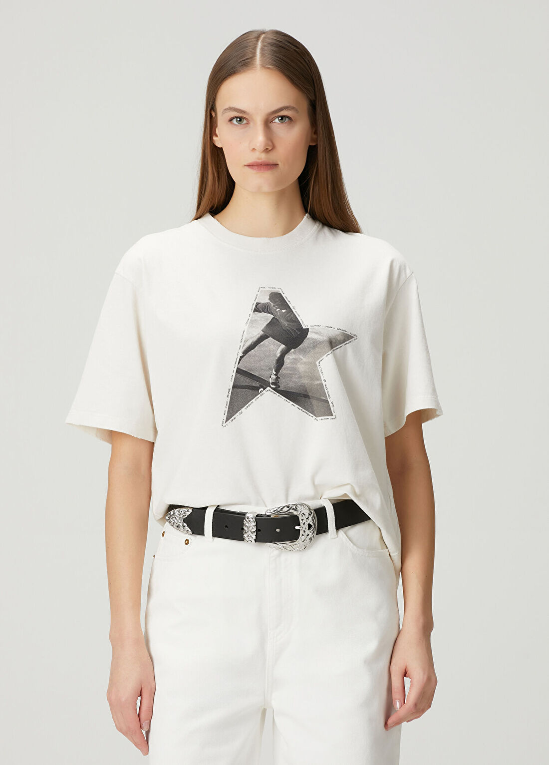 Golden Goose Ekru T-shirt