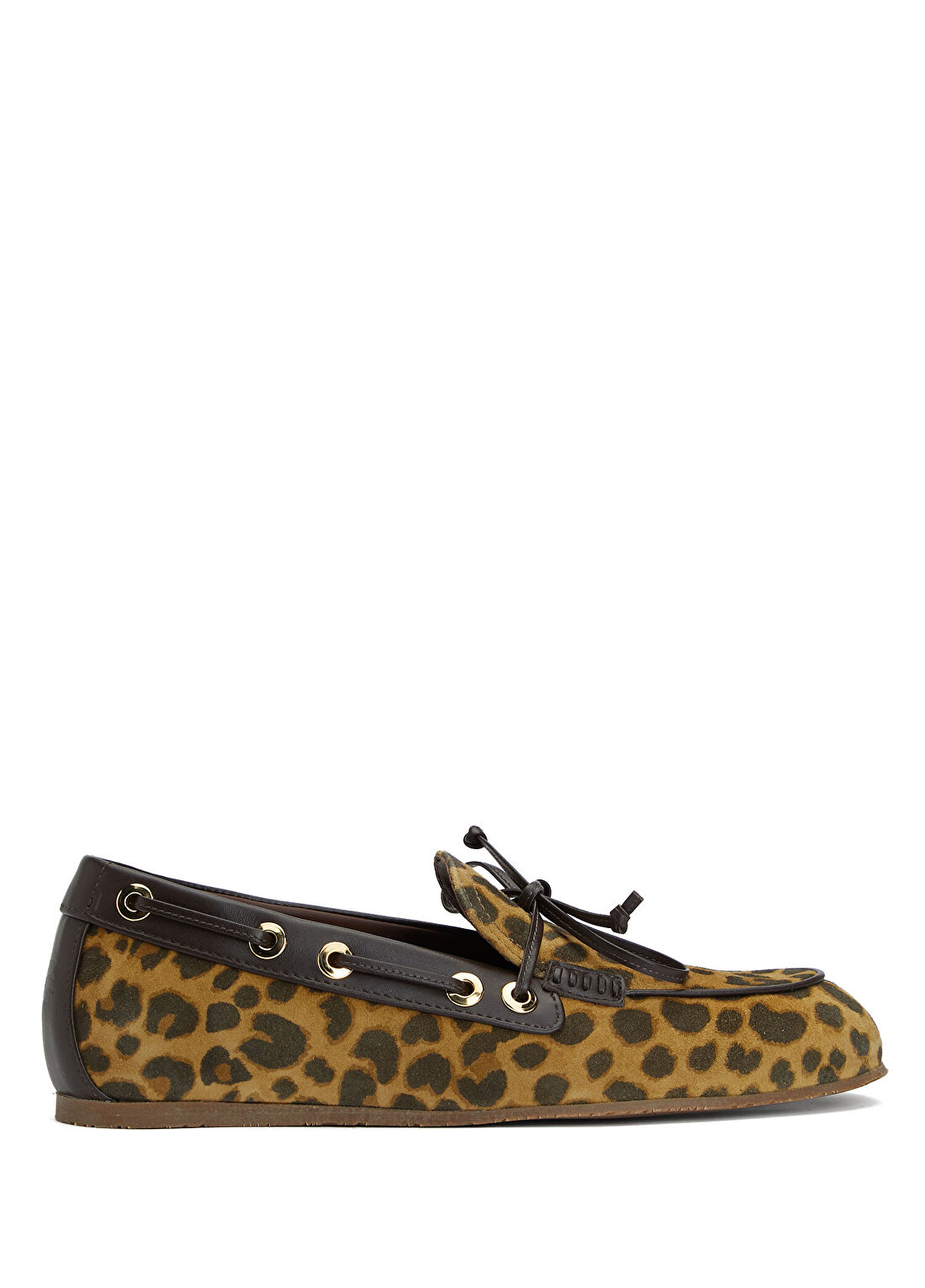 Etro Leopar Desenli Kadın Deri Loafer