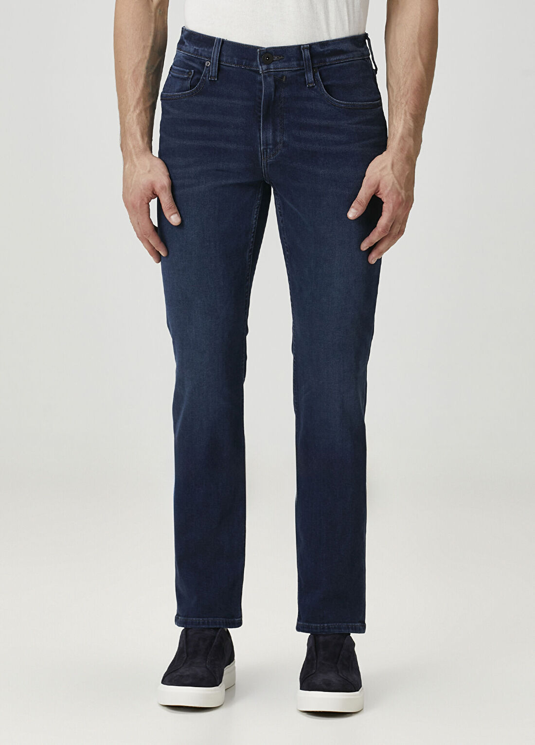 Paige Indigo Lacivert Jean Pantolon görsel 2