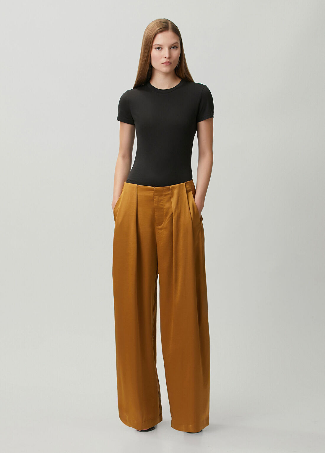 AllSaints Lola Taba Pileli Pantolon