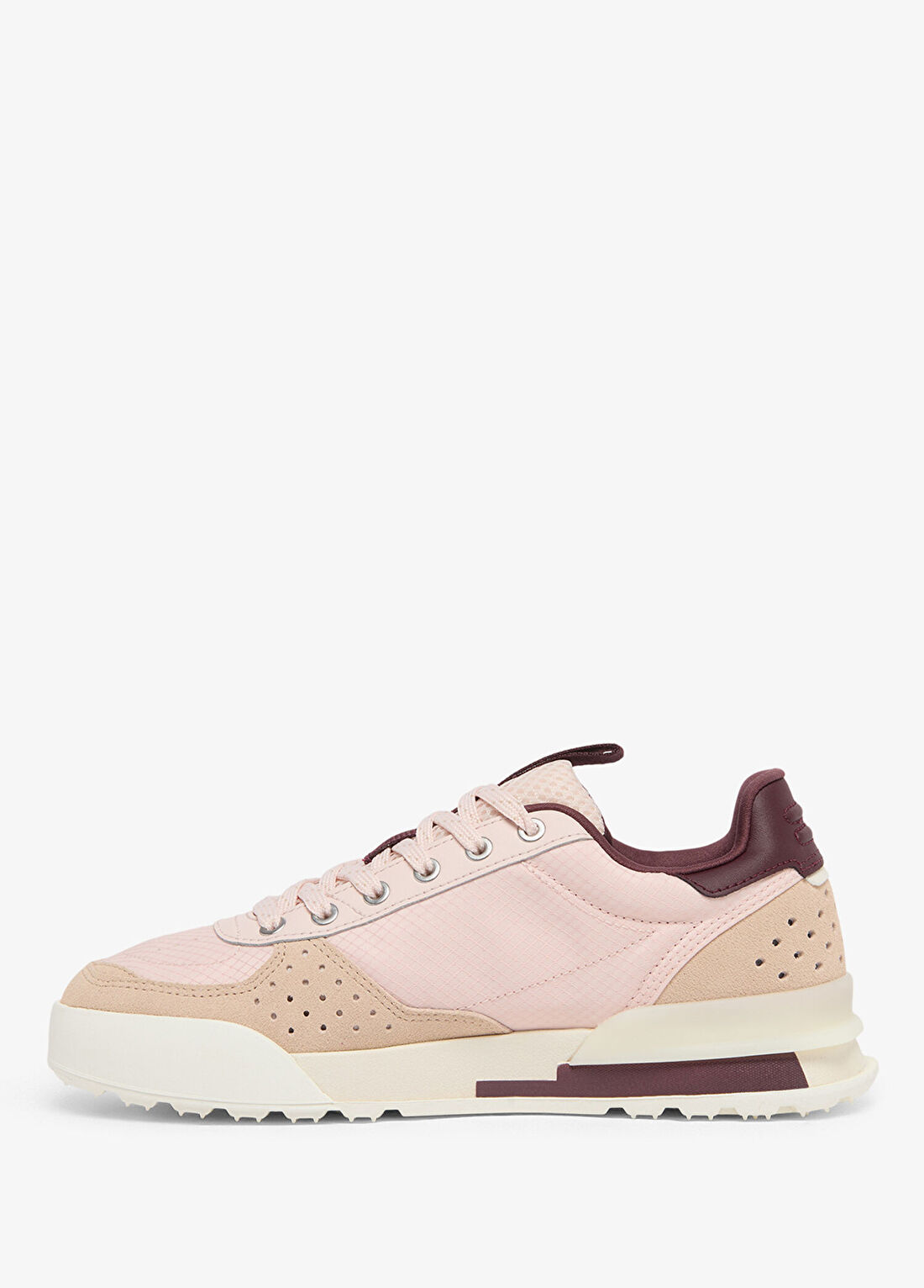Lacoste Slam Break Pembe Deri Süet Kadın Sneaker görsel 4