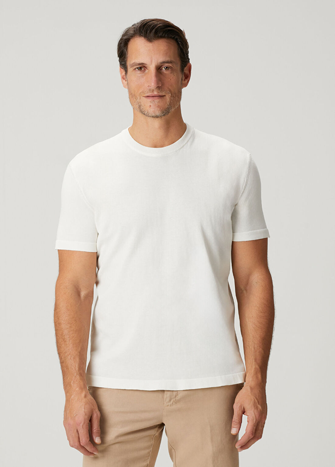 Rubinacci Beyaz Basic T-shirt