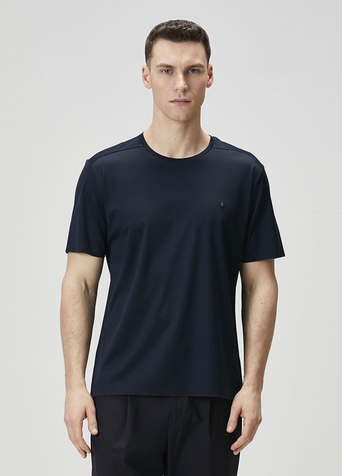 Isaora Super Mercerized Koyu Lacivert T-shirt