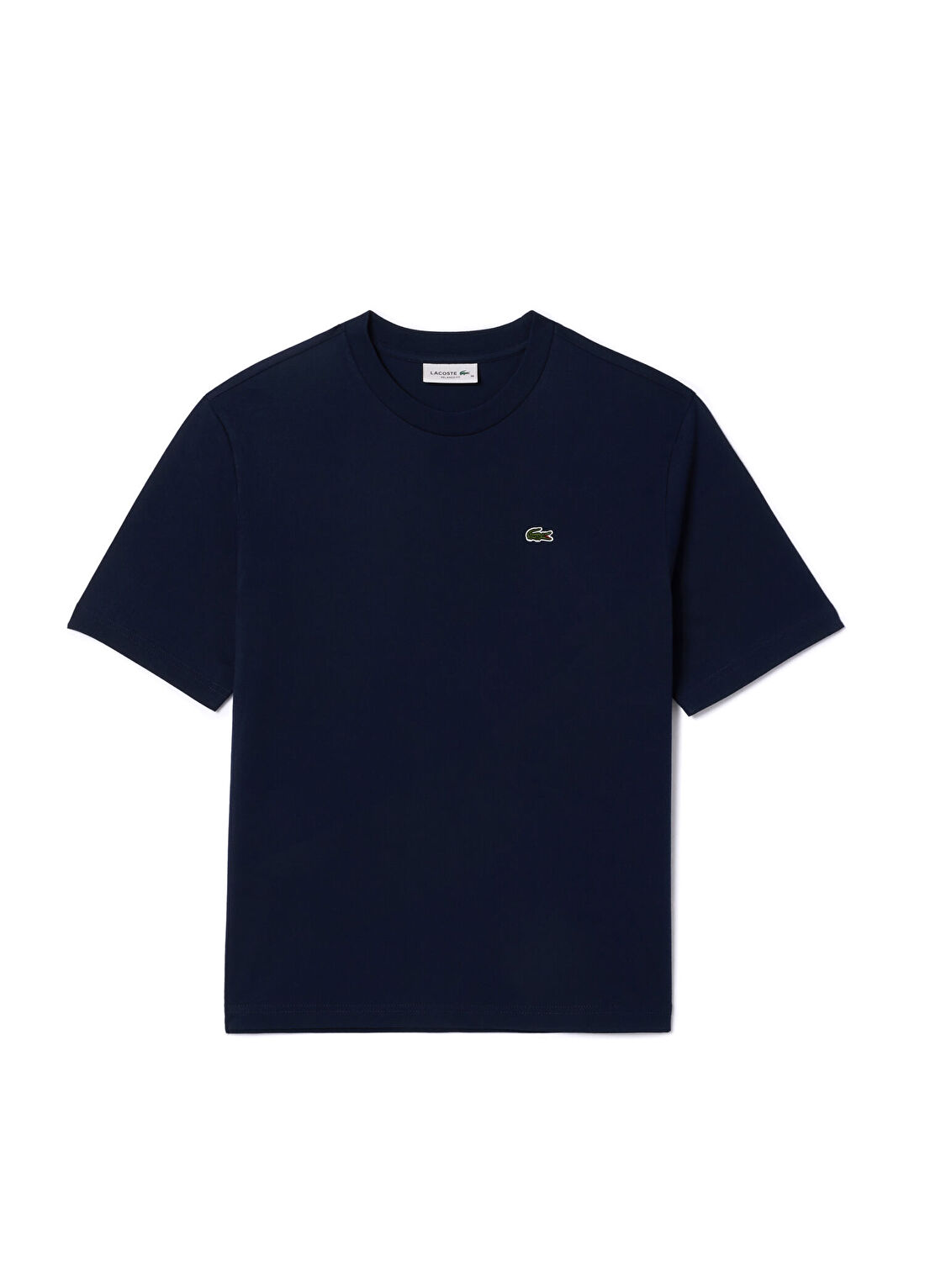 Lacoste Lacivert Bisiklet Yaka Relaxed Fit Kısa Kollu Kadın T-shirt görsel 4