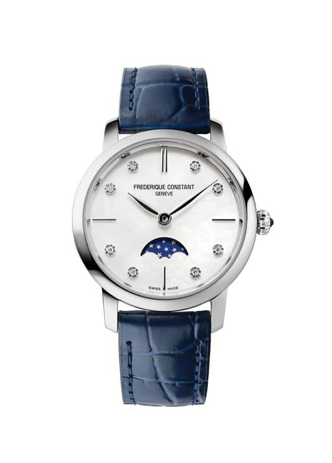 Frederique Constant Slimline Ladies Moonphase FC-206MPWD1S6 Saat