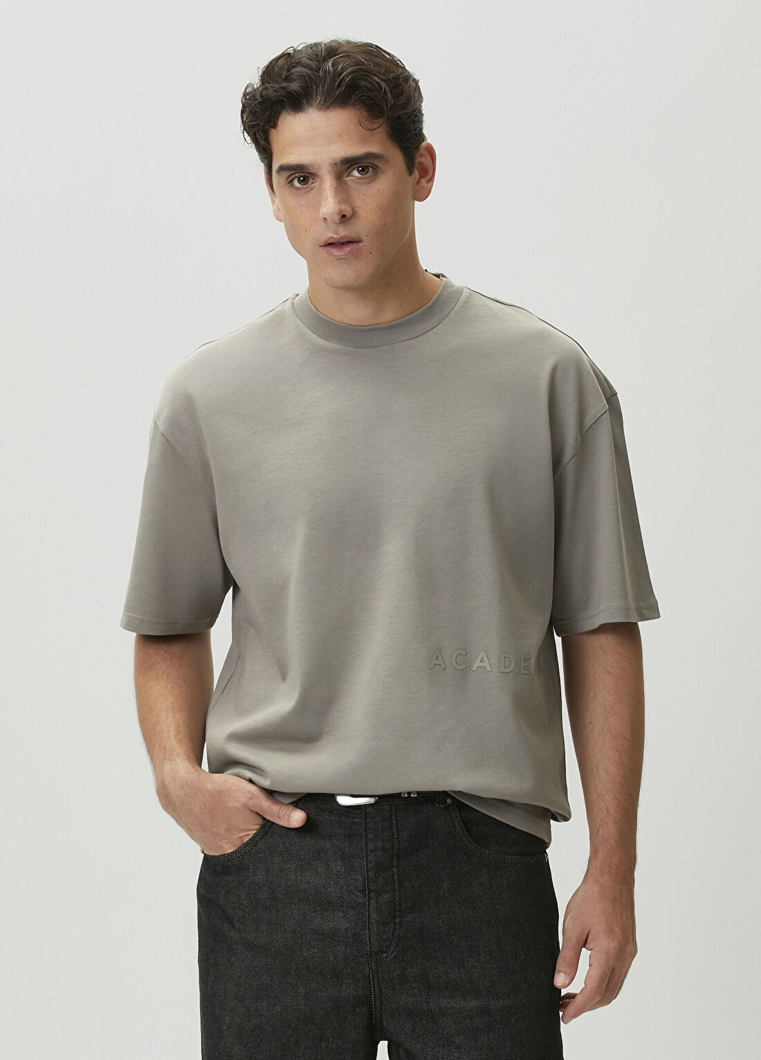 Academia Açık Yeşil Logo Detaylı T-shirt