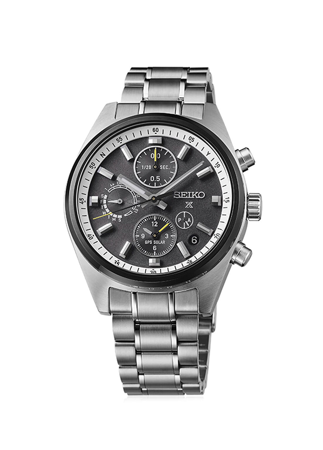 Seiko SEISH167J Metalik Gri Çelik Erkek Kol Saati