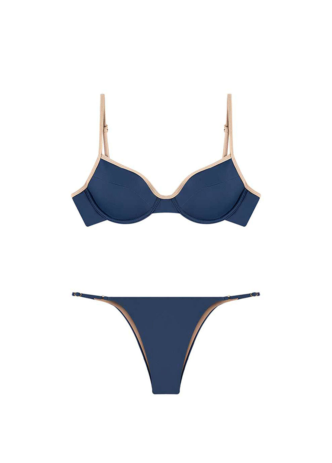 Bia Swimwear Pia Blue Nova Balenli Kadın Bikini Takımı