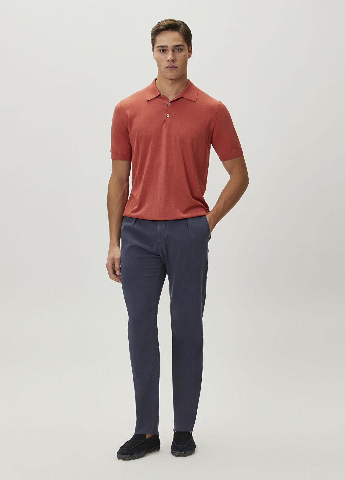 Kiton Lacivert Pantolon