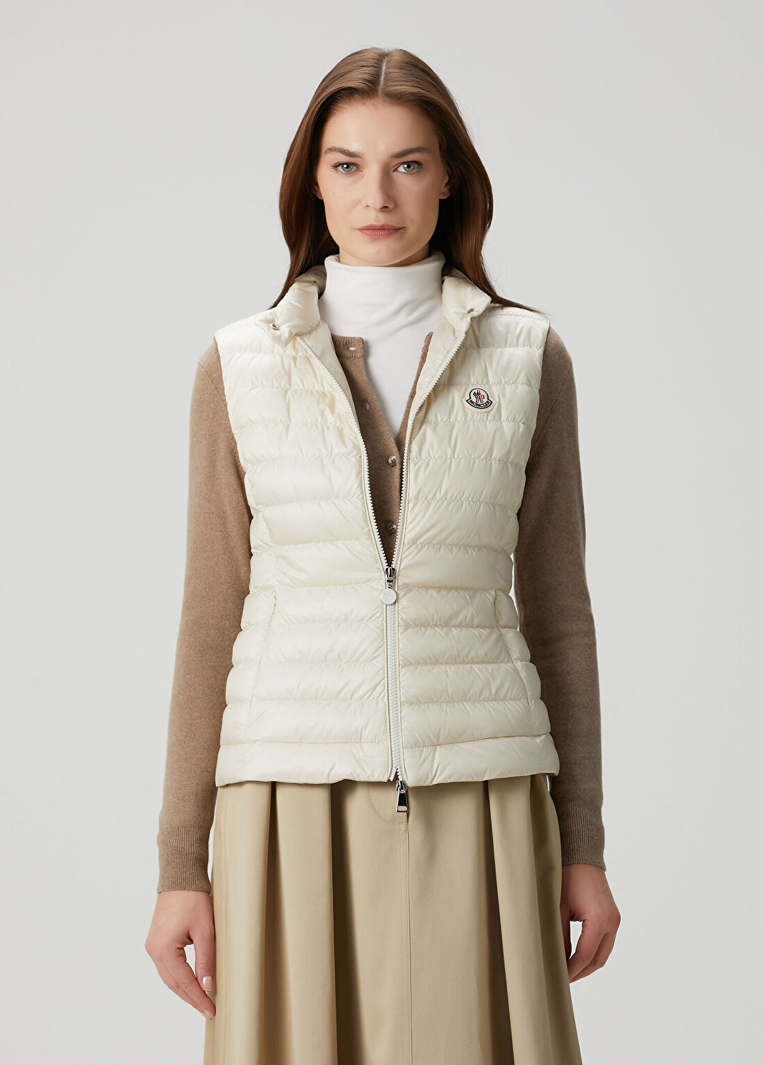 Moncler Igens Krem Yelek görsel 3
