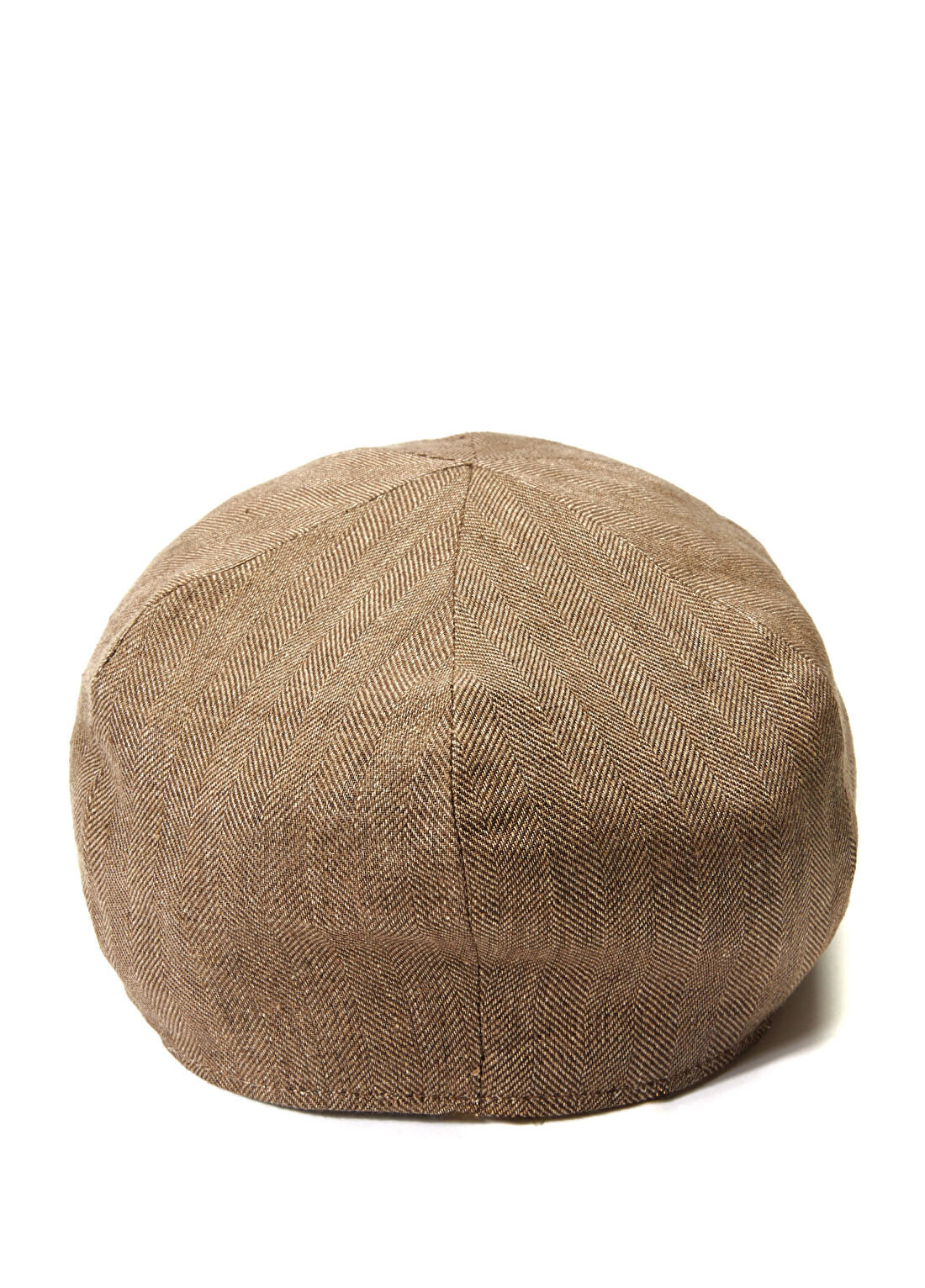 Beymen Collection Newysboy Slim Kahverengi Keten Erkek Şapka görsel 3