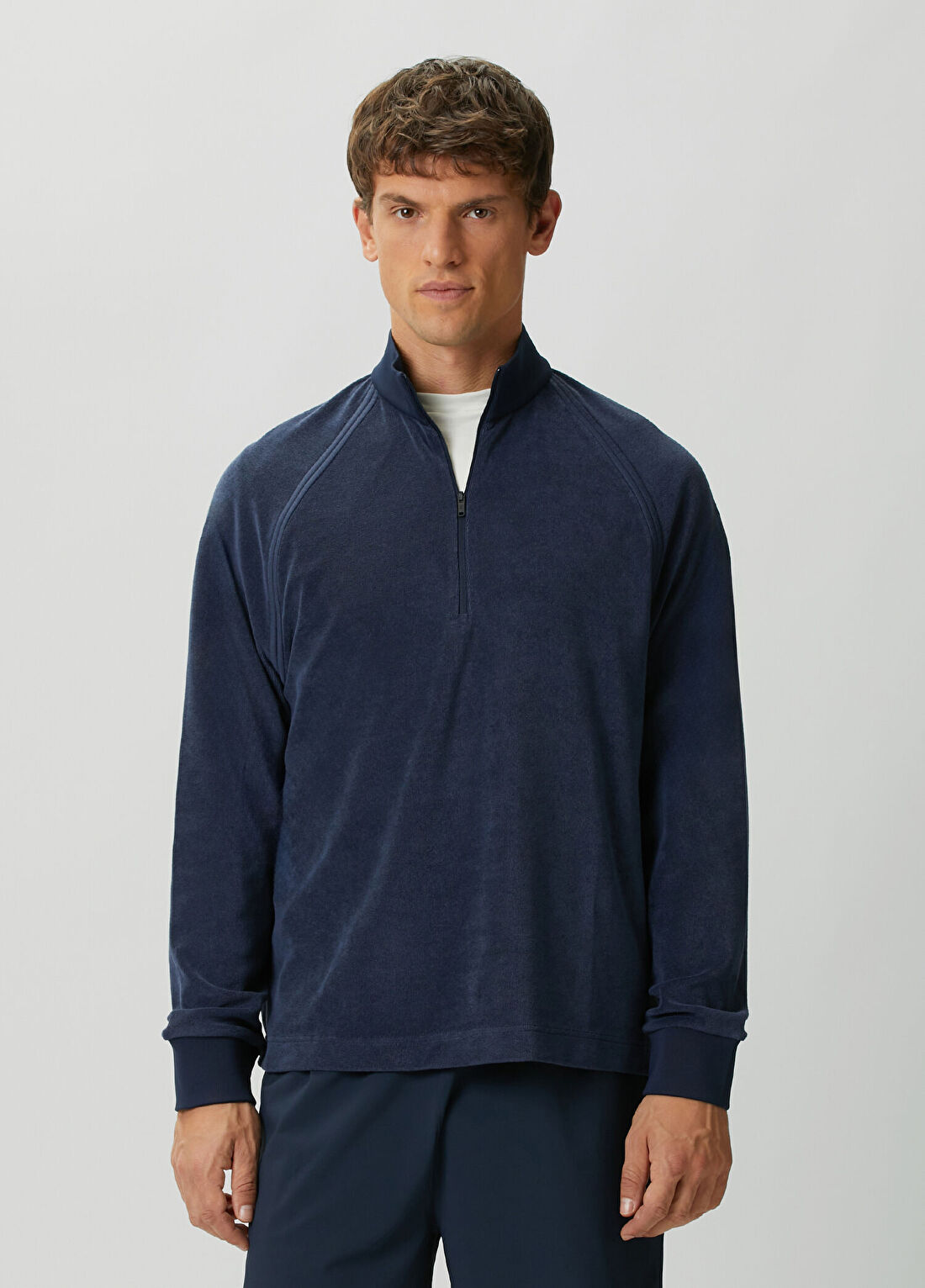 On Courtside Lacivert Terry Sweatshirt