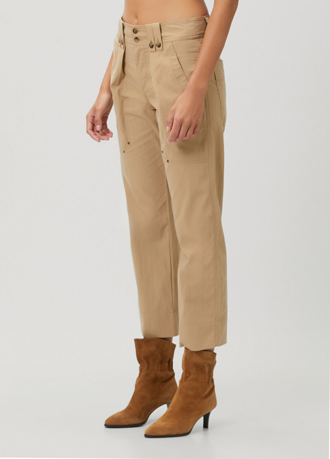 Isabel Marant Amandine Slim Straight Pantolon görsel 2