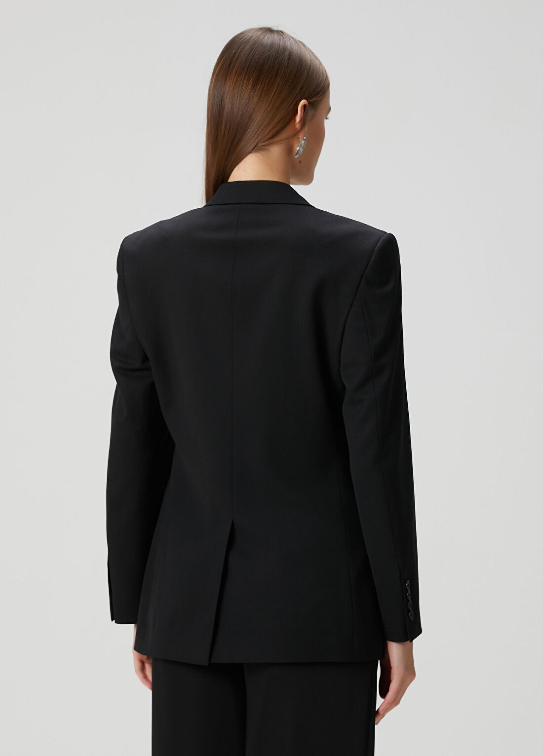 Balenciaga Siyah Yün Ceket görsel 4