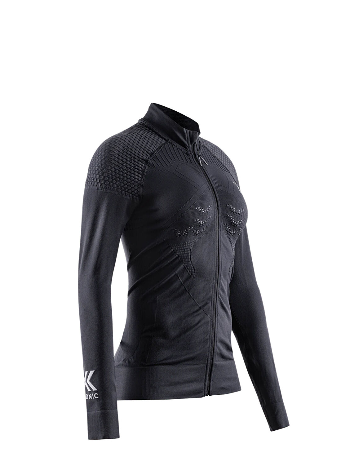 X-Bionic Energizer 4.0 Full Zip Siyah Uzun Kollu Kadın Termal Üst İçlik
