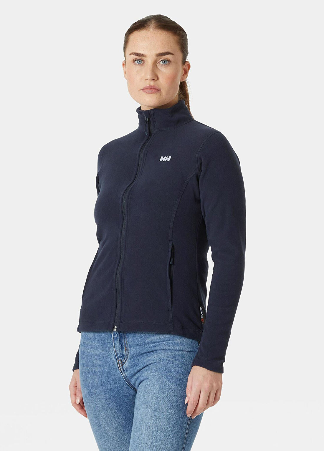 Helly Hansen W Fermuarlı Navy Kadın Polar görsel 2