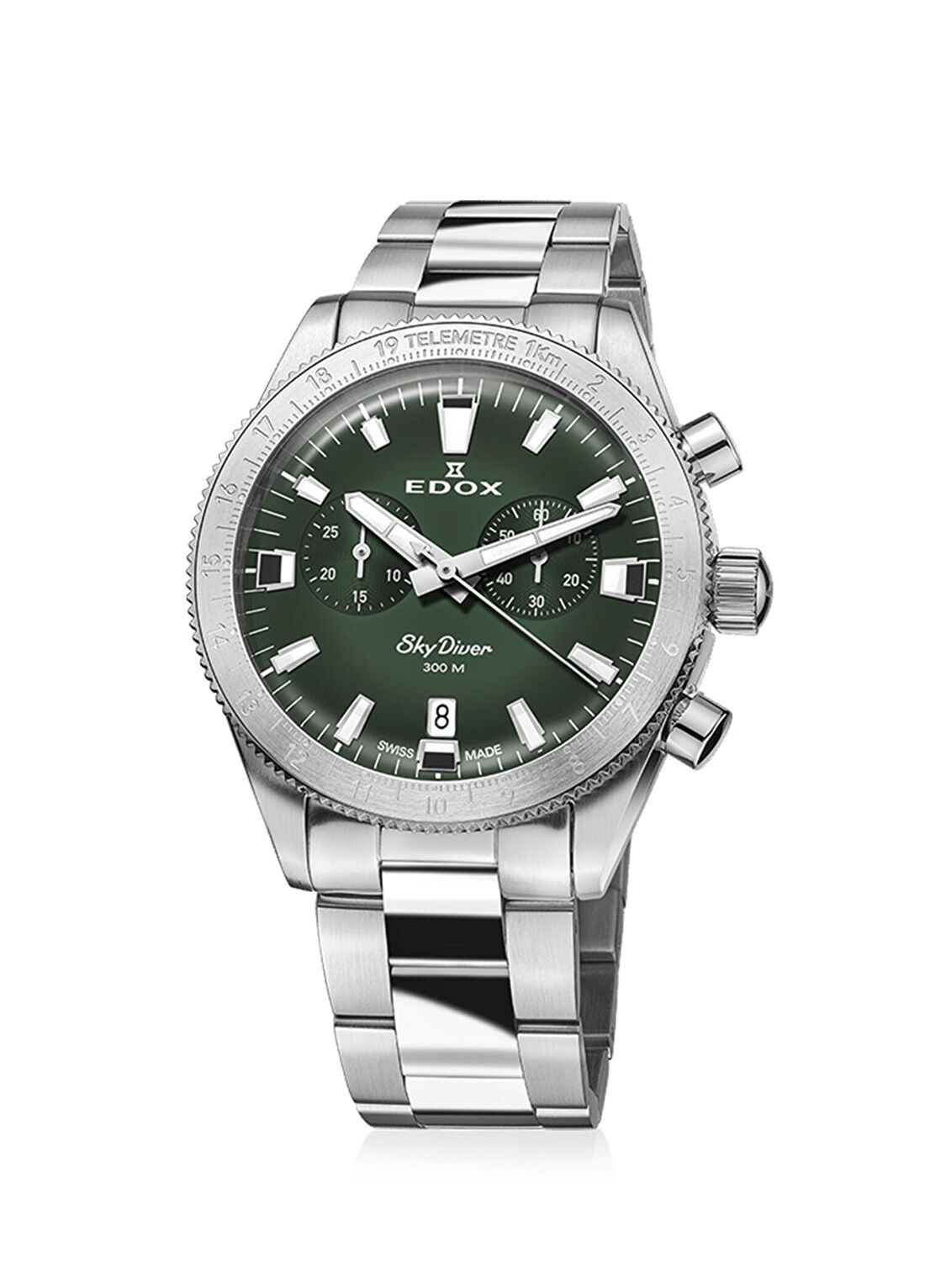 Edox 10116-3-VIDN Gri Erkek Kol Saati