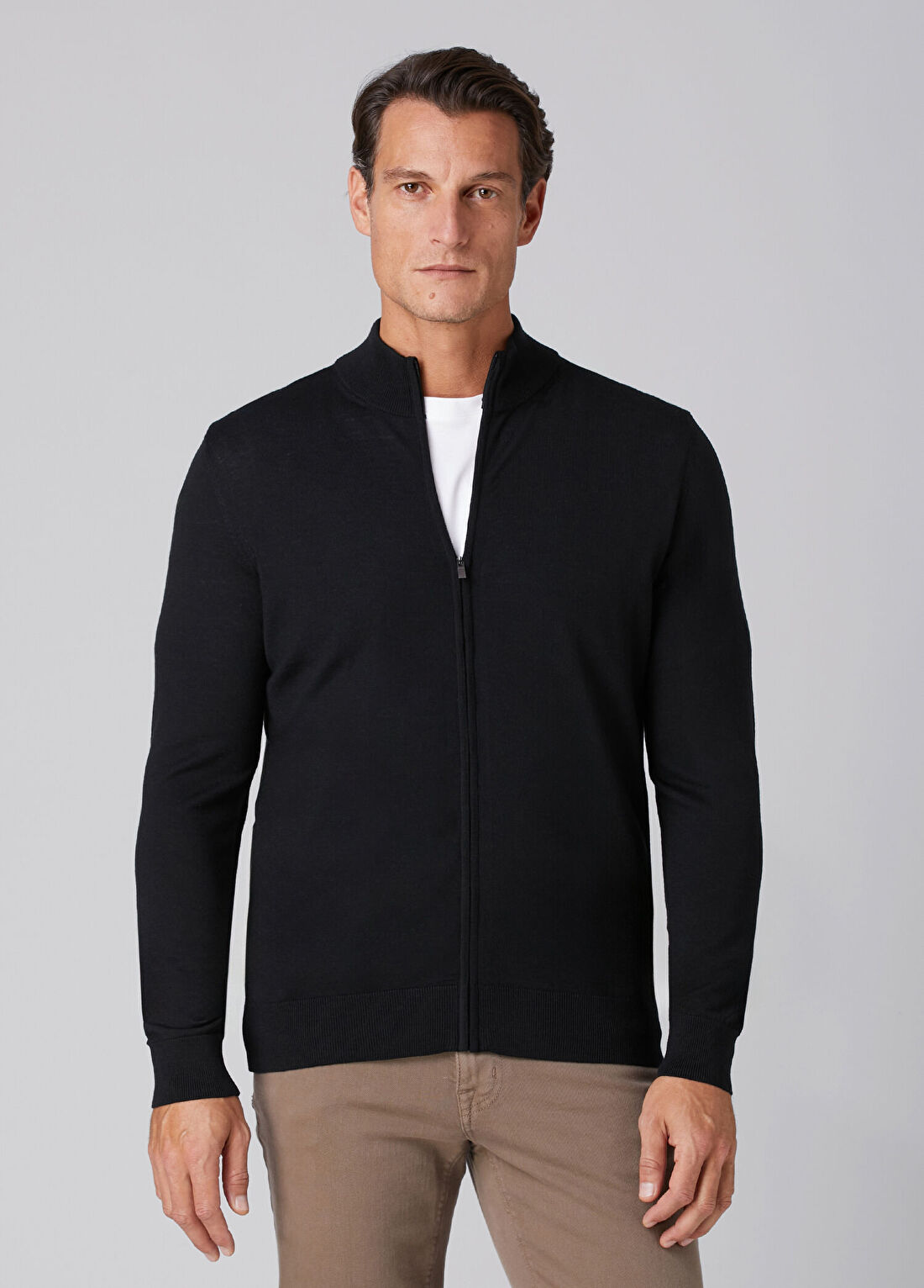 Beymen Collection Siyah Yün Triko Hırka görsel 3