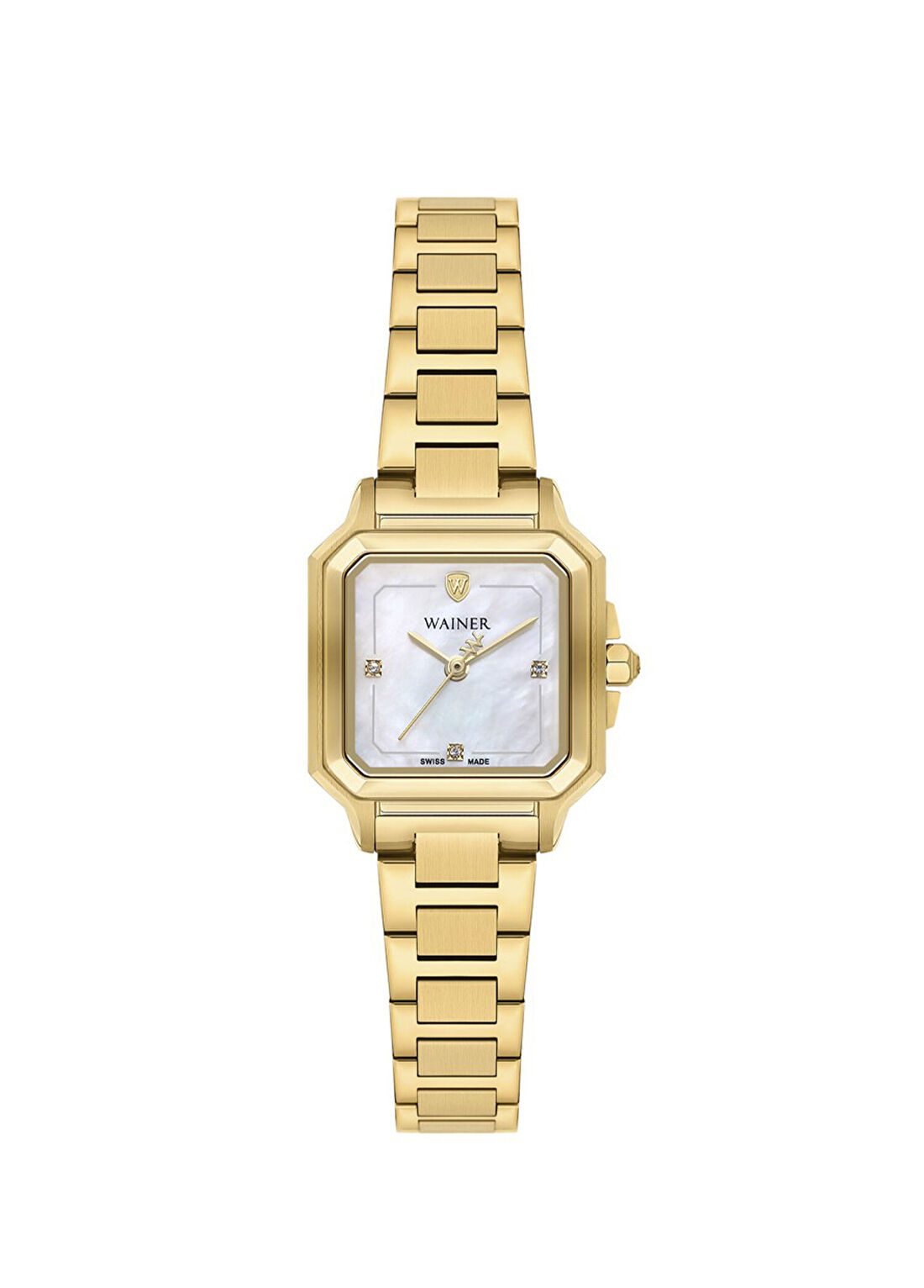 Wainer WA.18150-E Altın Rengi Metal Kadın Kol Saati