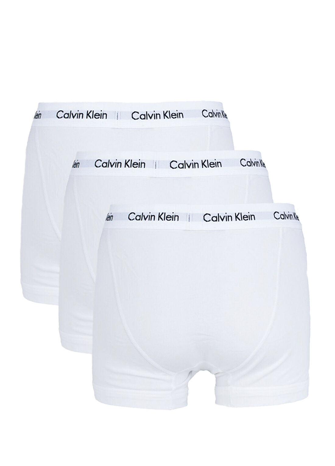 Calvin Klein Beyaz 3lü Boxer Seti görsel 2