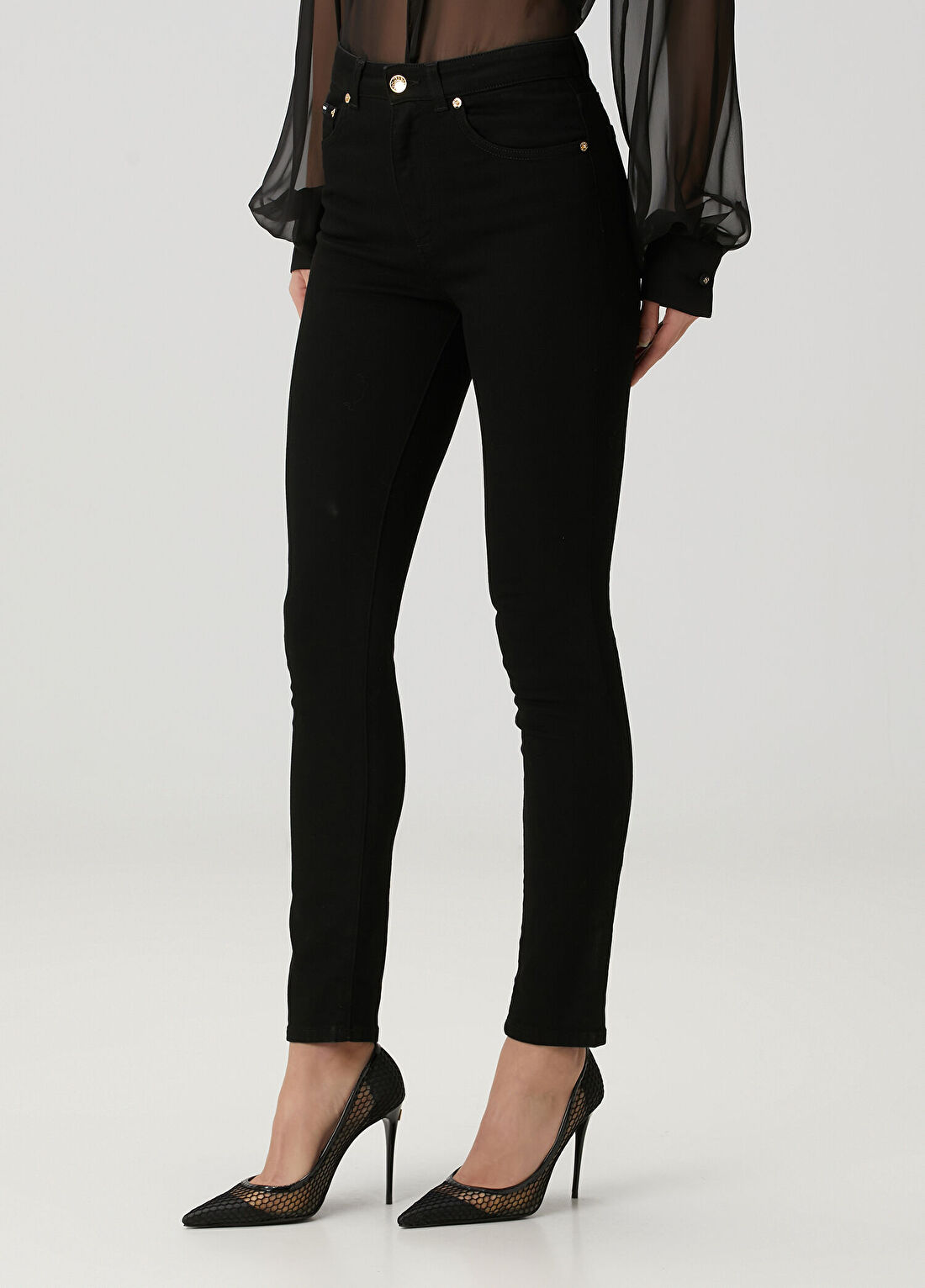 Dolce&Gabbana Siyah Skinny Jean Pantolon görsel 3