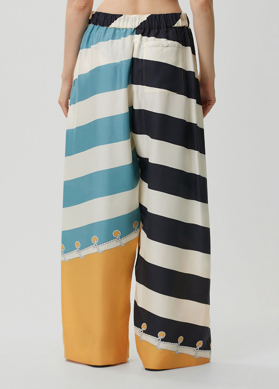 Loewe Colorblocked İpek Pantolon görsel 4