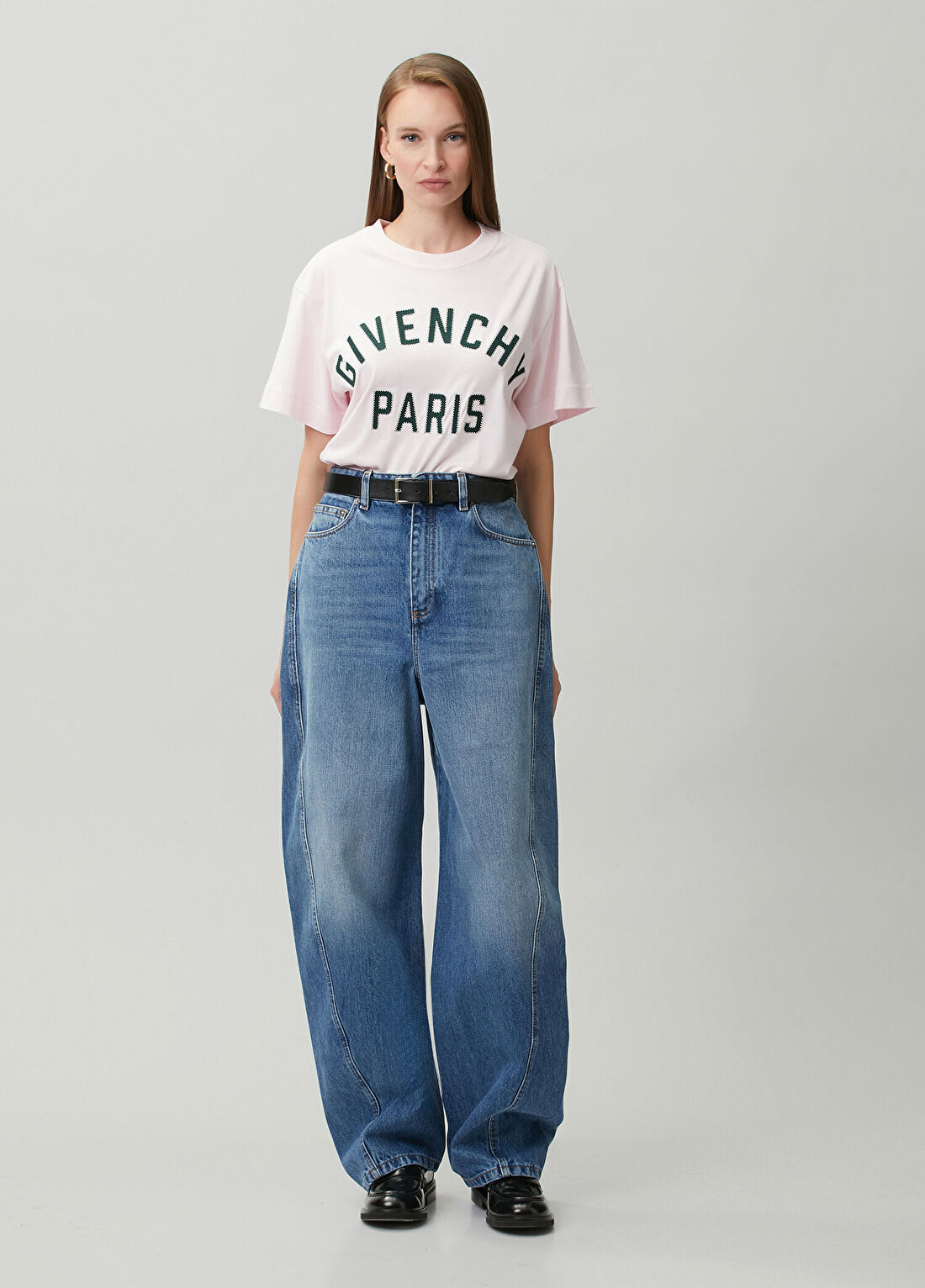 Givenchy Cocoon Mavi Wide Leg Jean Pantolon