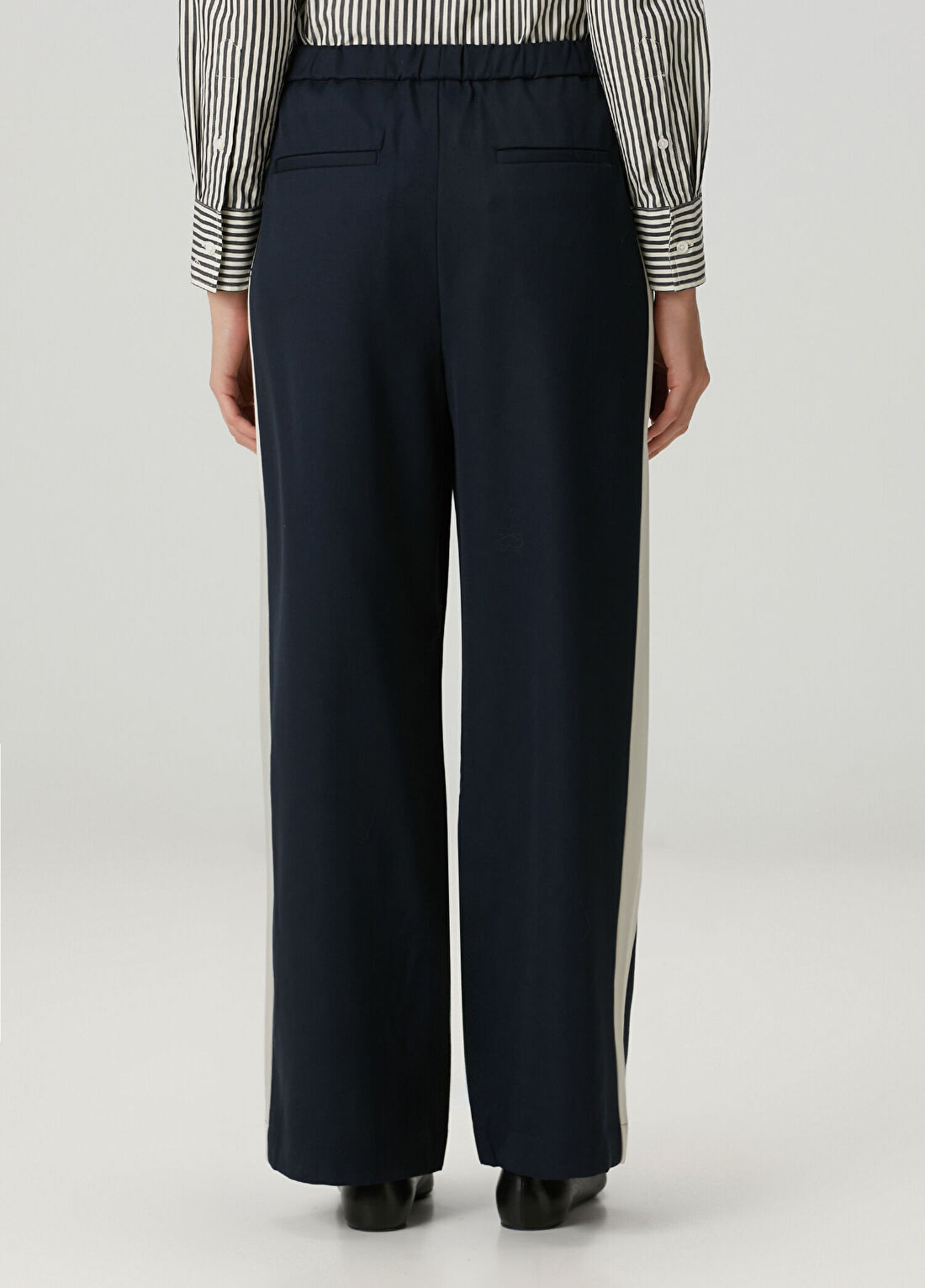Rag&Bone Siena Siyah Yün Pantolon görsel 4