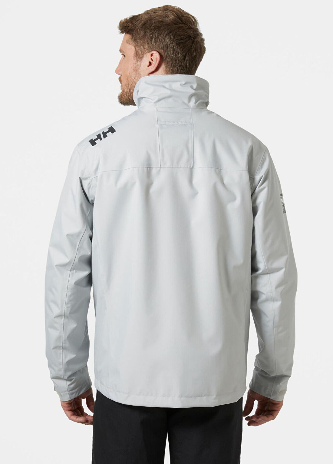 Helly Hansen Crew Midlayer Grey Fog Polarlı Erkek Mont 2 görsel 2