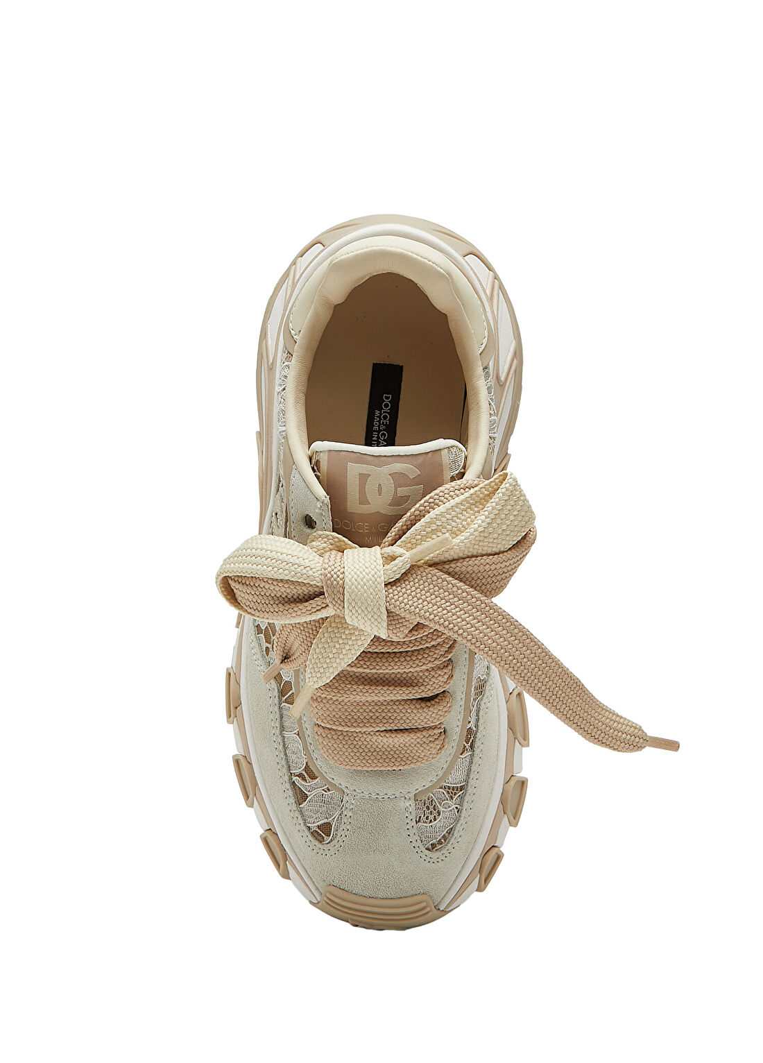 Dolce&Gabbana DG Country Road Kahve Beyaz Kadın Sneaker görsel 4