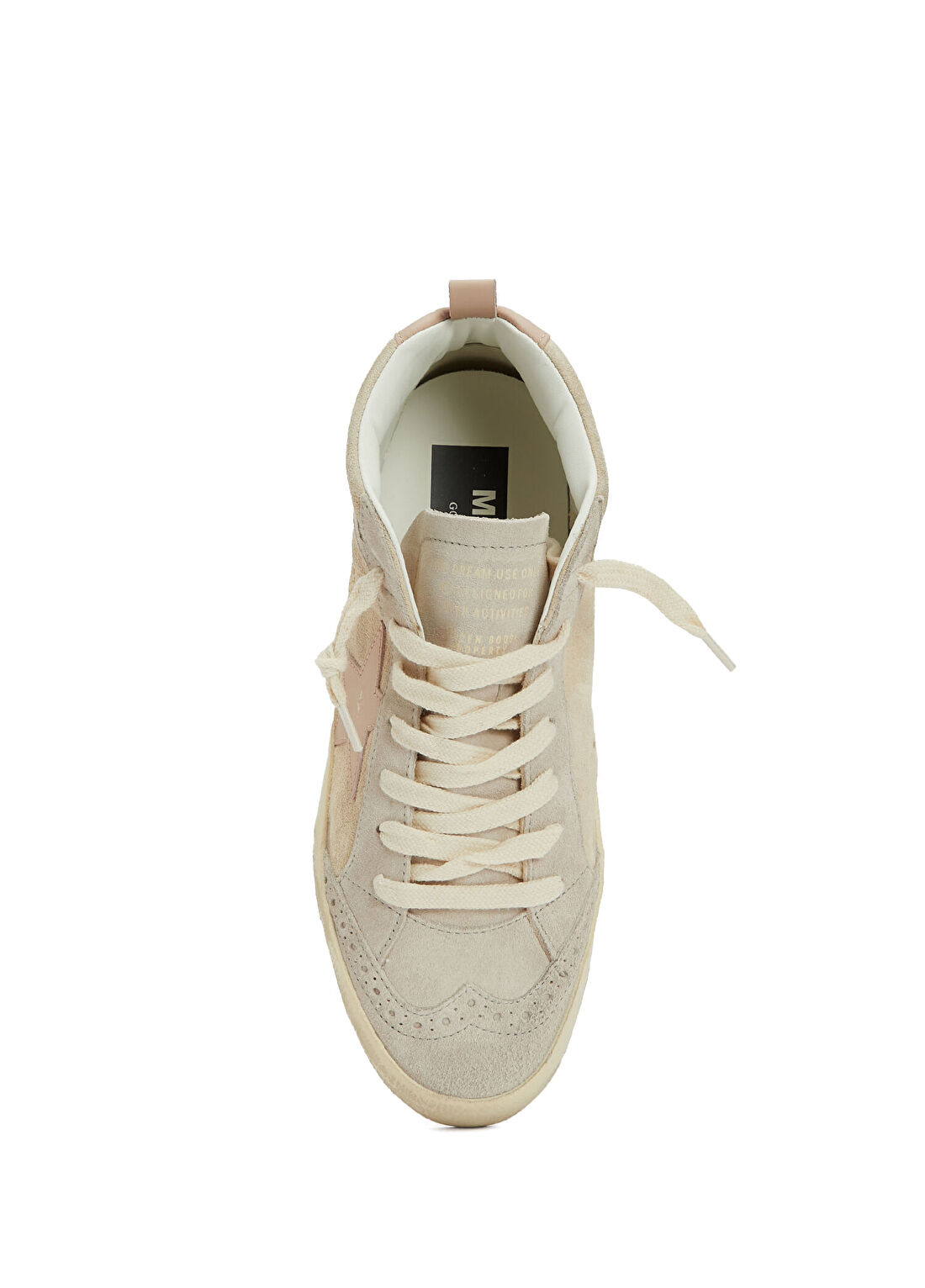 Golden Goose Mid Star Pudra Kadın Sneaker görsel 4