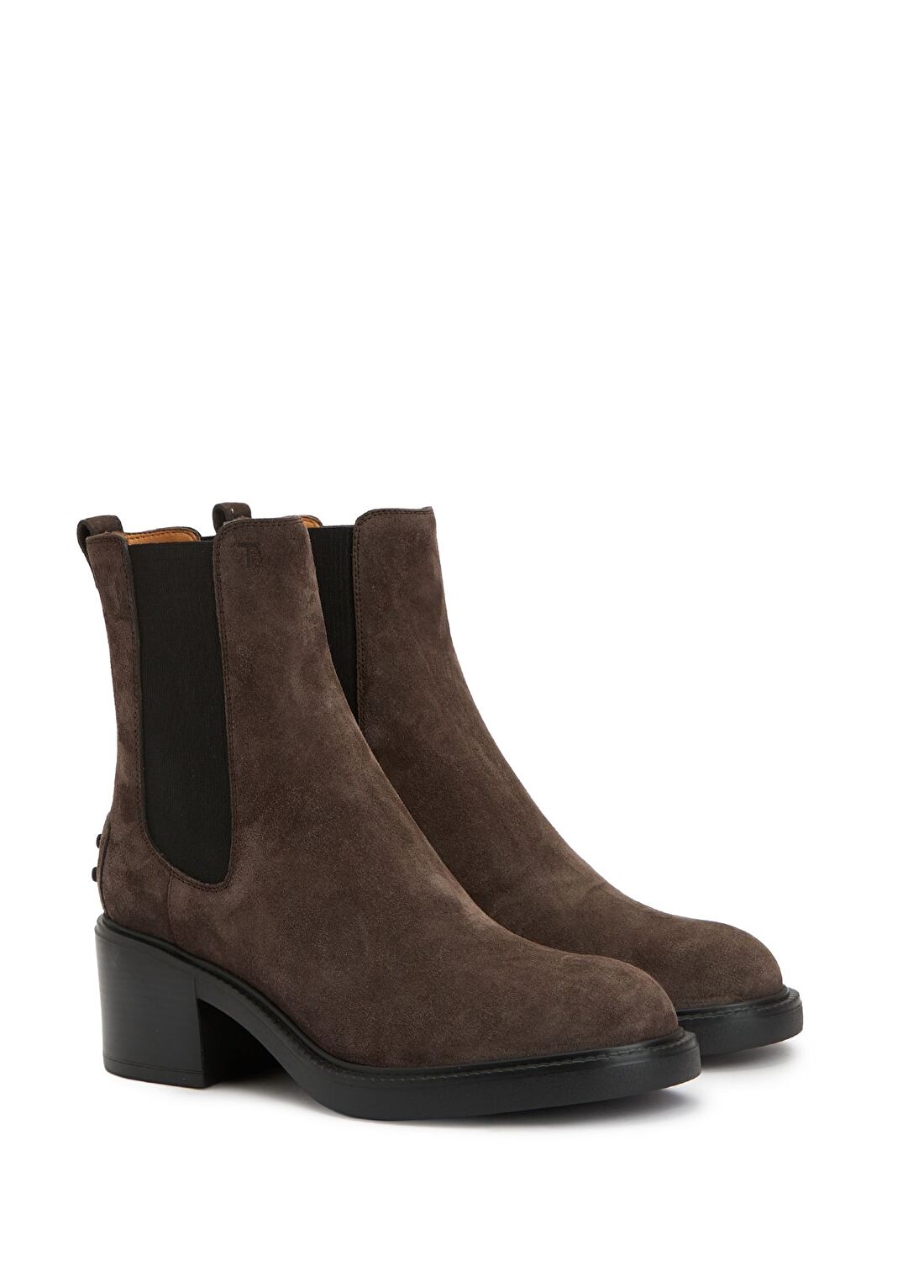 Tod's Koyu Kahverengi Kadın Süet Bot görsel 2