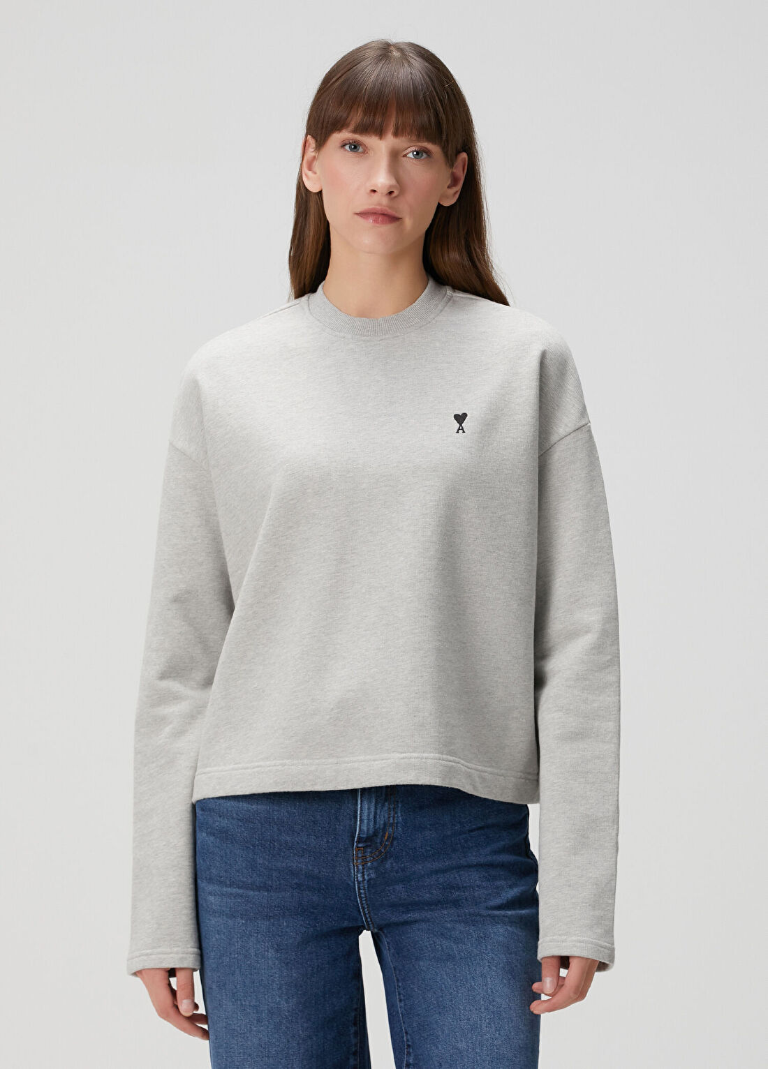 Ami Paris Gri Sweatshirt