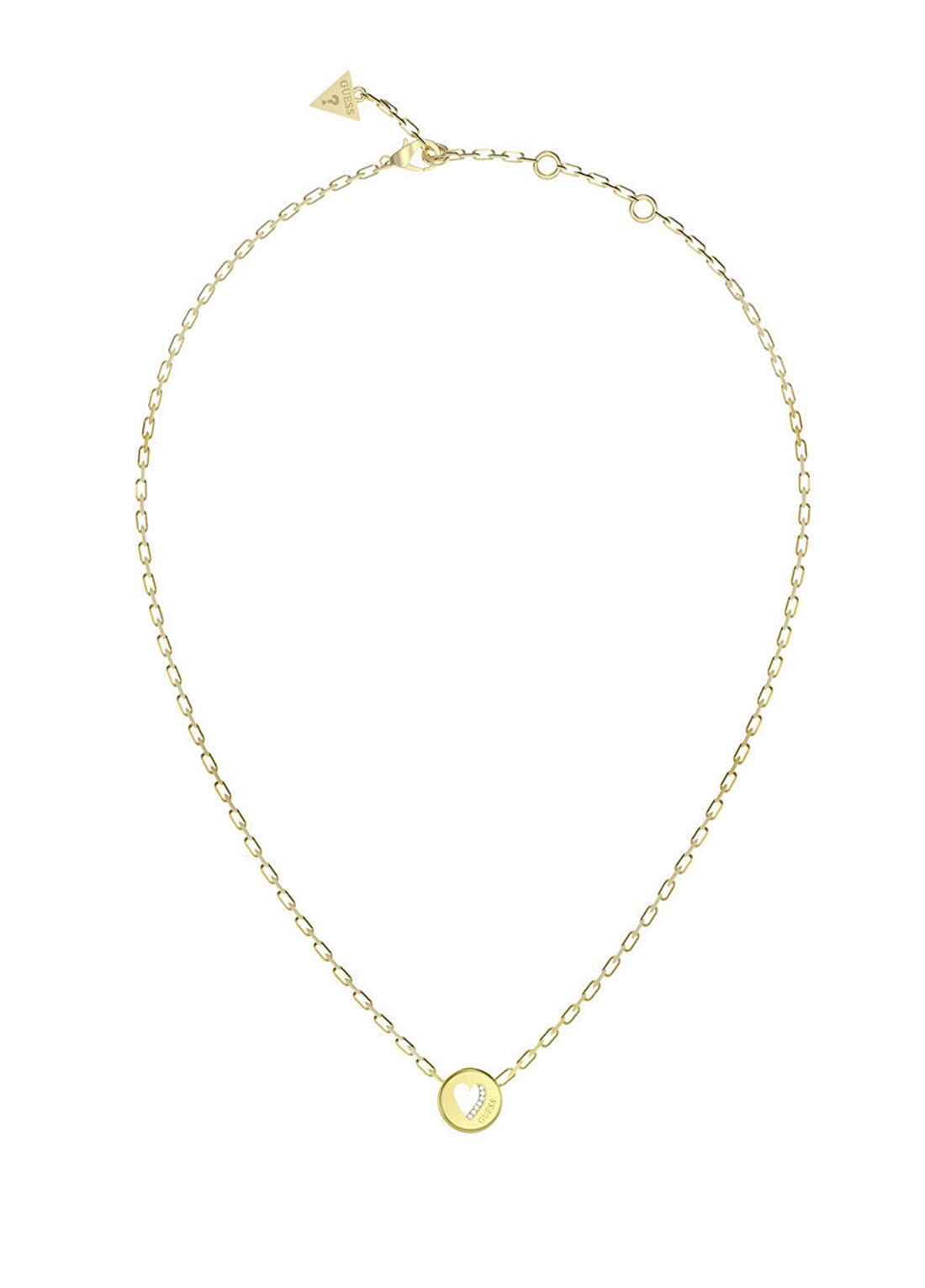 Guess JGUJUBN06083JWYGTU Kalpli Altın Rengi Çelik Kadın Kolye