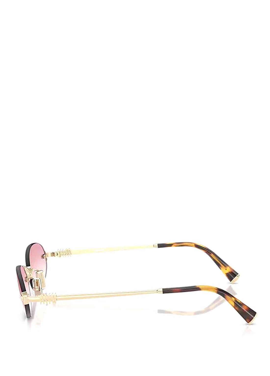 Miu Miu MU A54S Light Gold Kadın Güneş Gözlüğü görsel 3