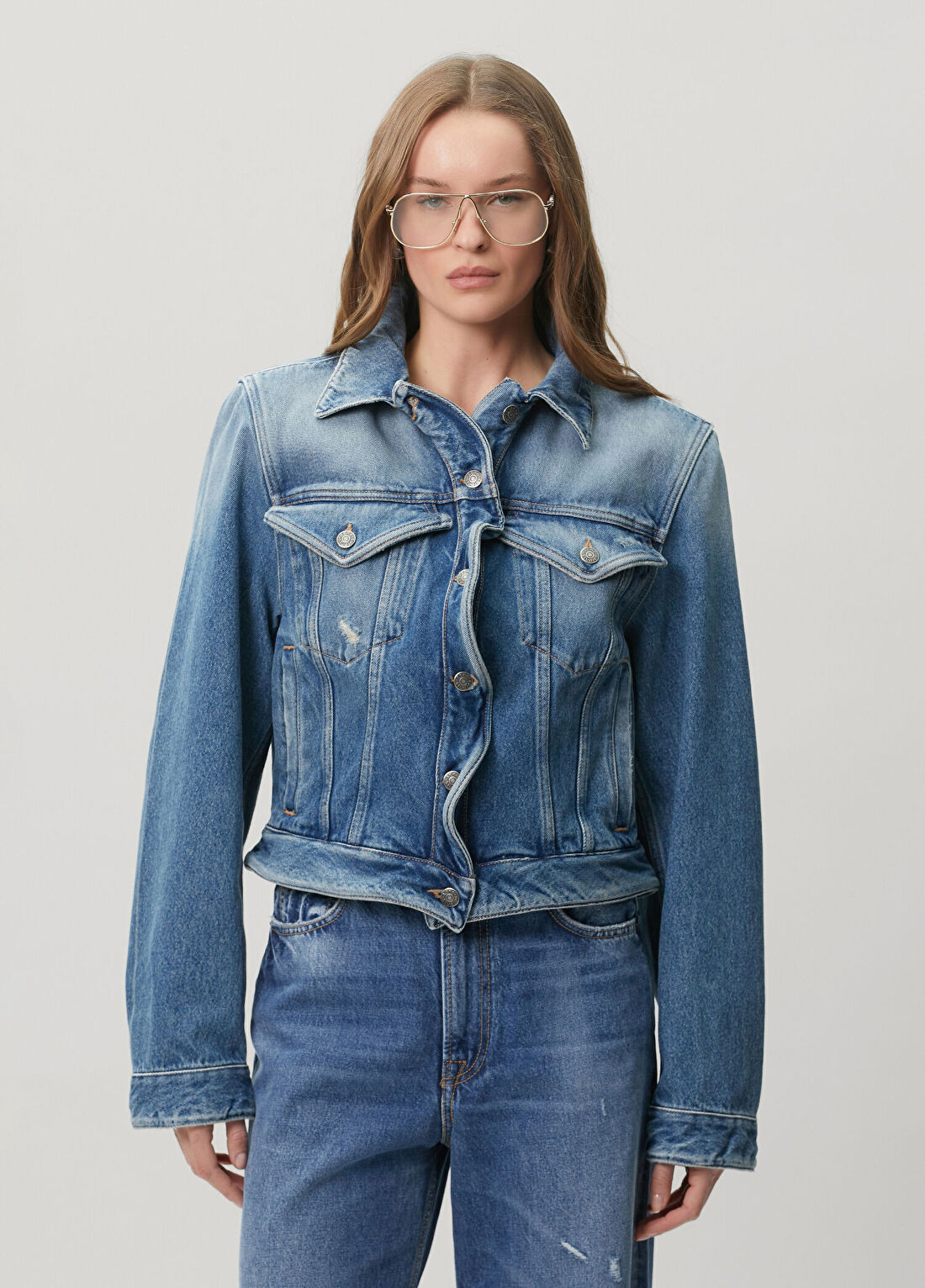 Acne Studios Mavi Denim Ceket