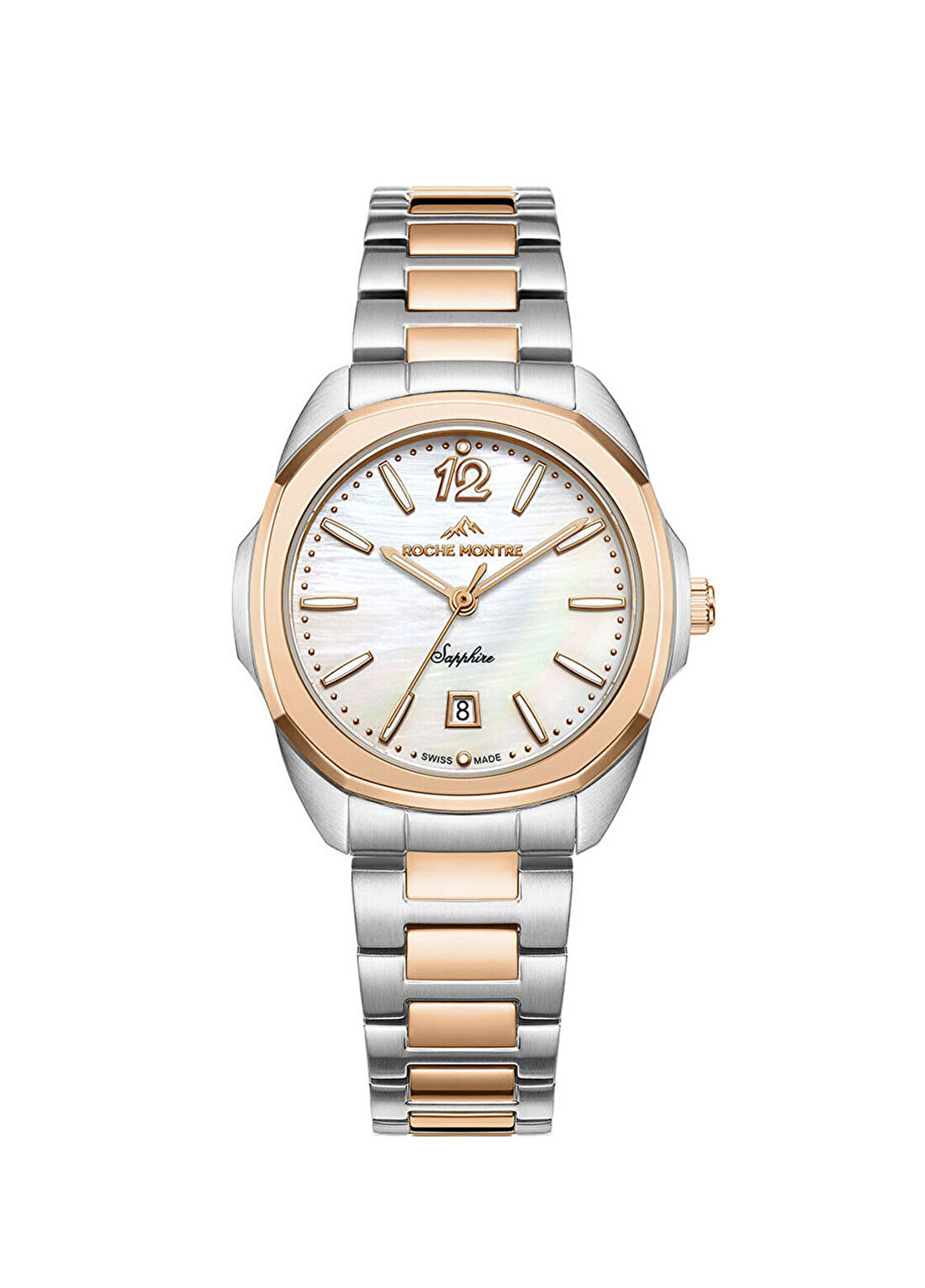 Roche Montre RML5007-04 Metalik Gri Rose Gold Çelik Kadın Kol Saati