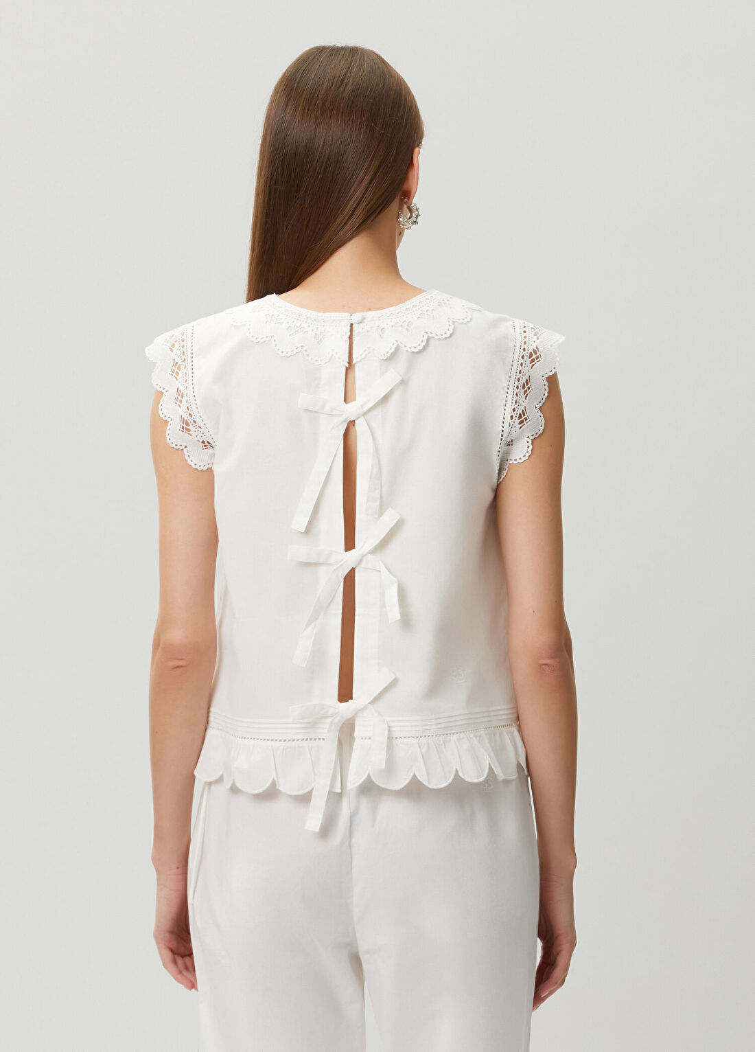 The Garment Kirsten Cloth Beyaz Bluz görsel 4