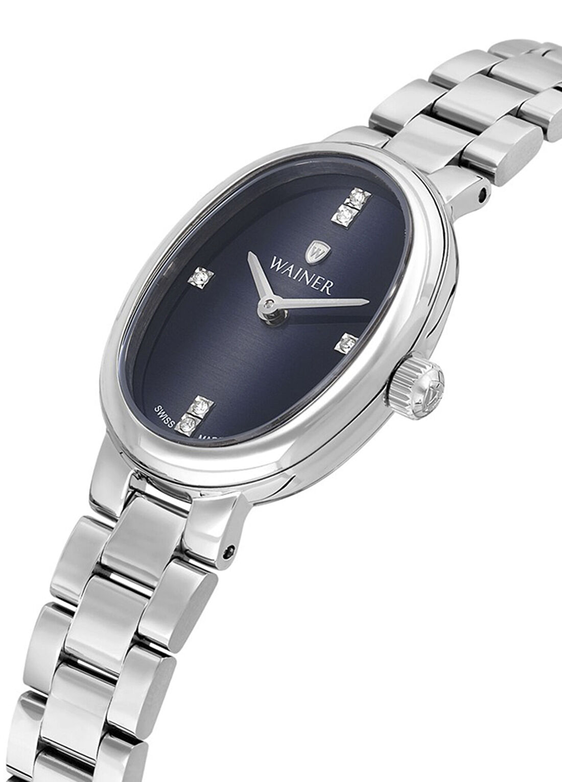 Wainer WA.18130-B Gümüş Metal Kadın Kol Saati görsel 4