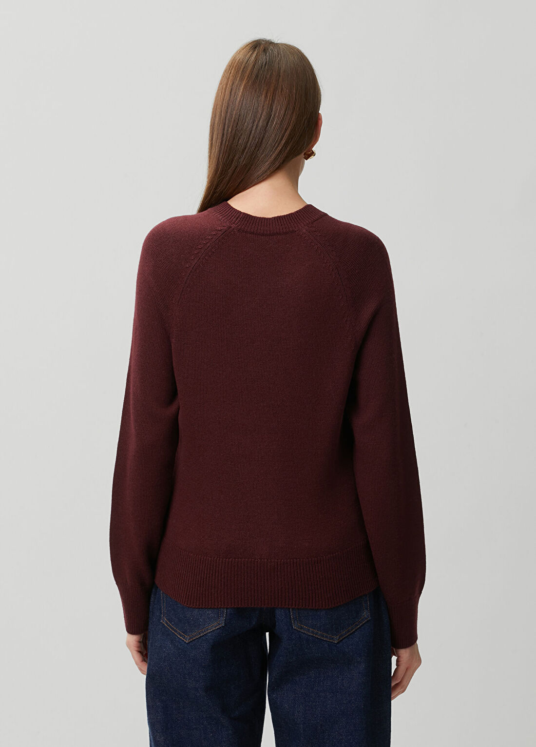A.P.C. Alissa Bordo Logolu Yün Kazak görsel 4