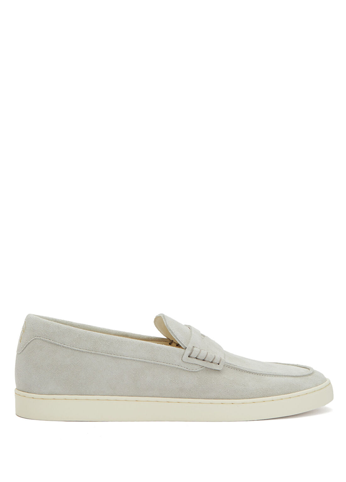 Brunello Cucinelli Kırık Beyaz Erkek Süet Loafer